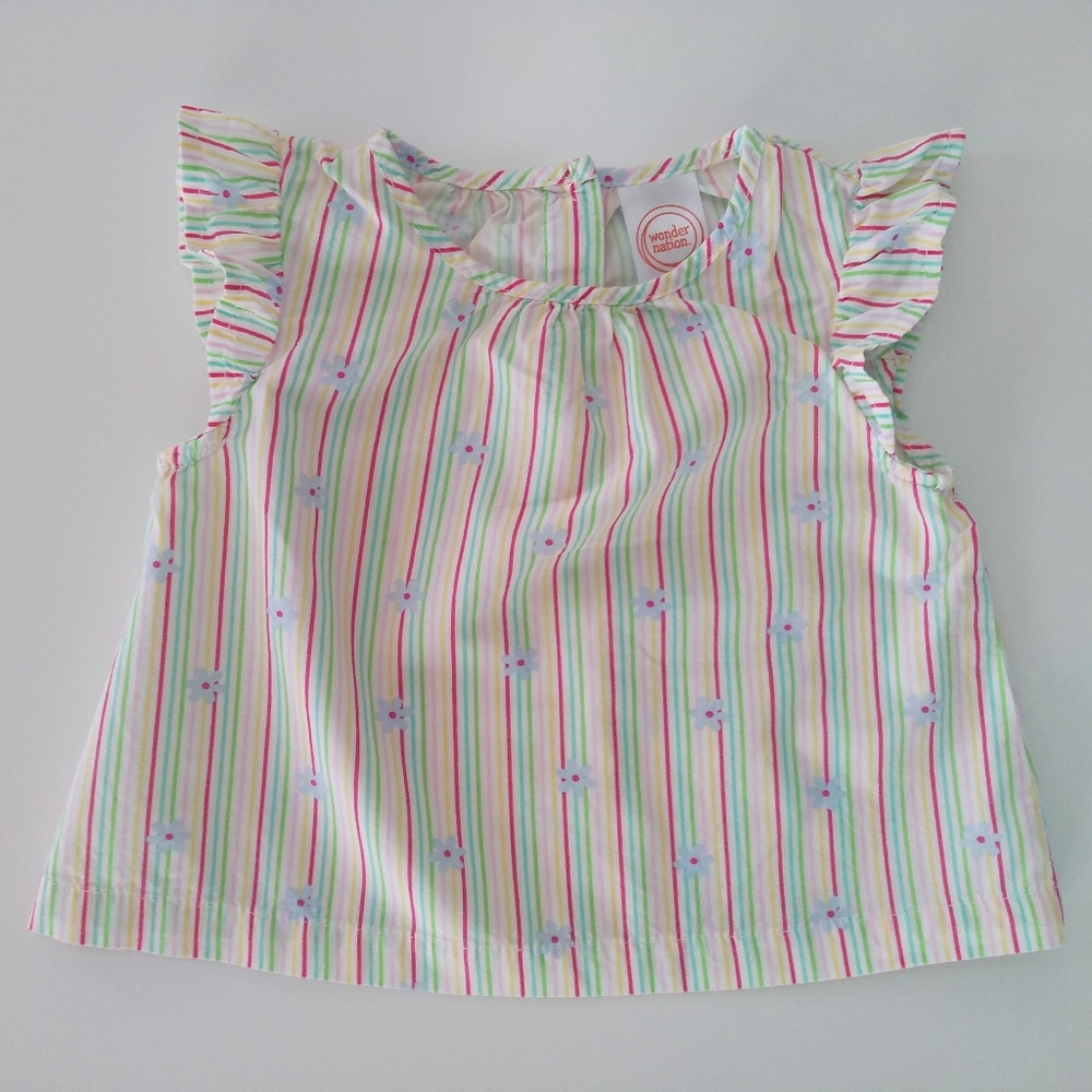 Wonder Nation Striped Blouse